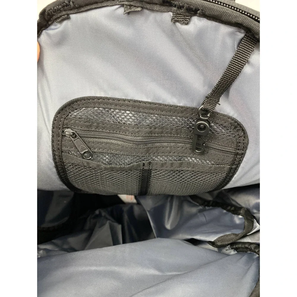 Adidas Black Silver Estadio Backpack Bookbag NEW - Picture 11 of 14